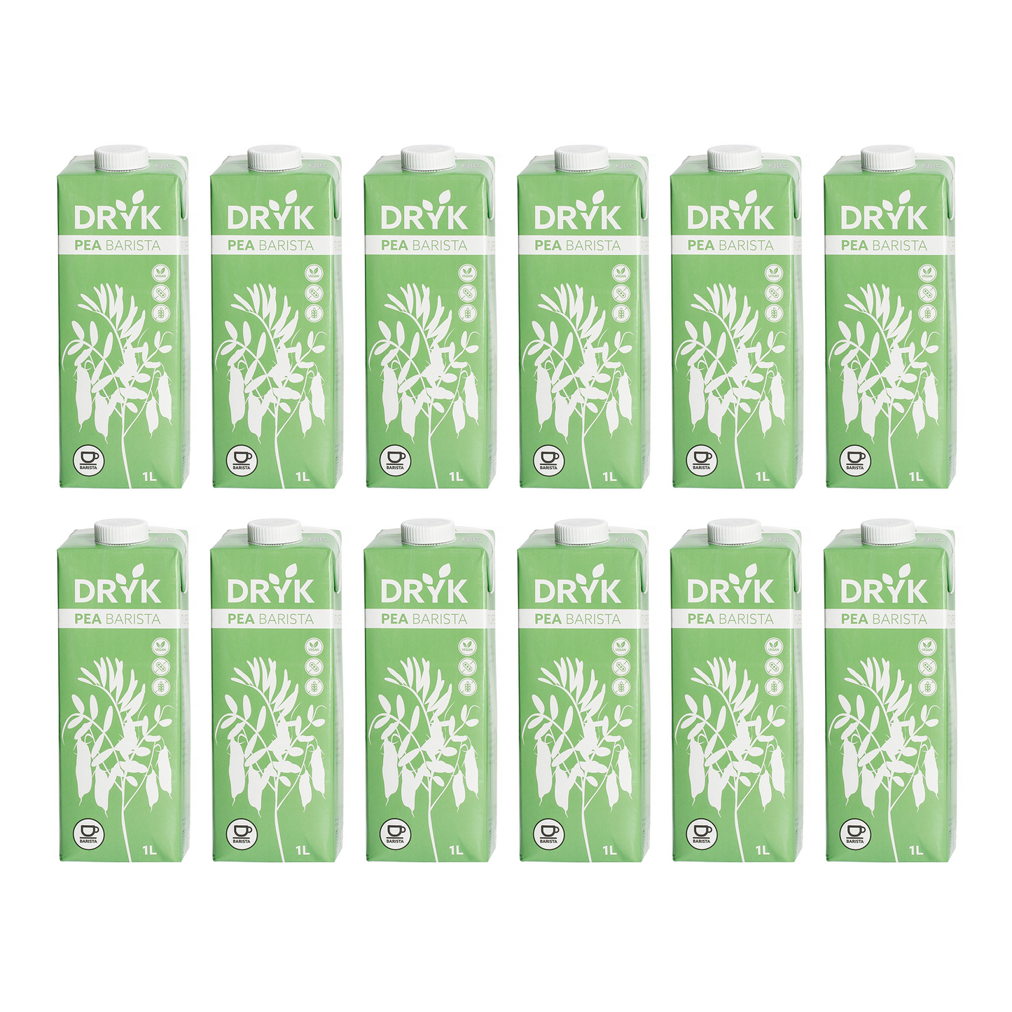 DRYK Pea Barista - Napój grochowy, pakiet 12x 1 l
